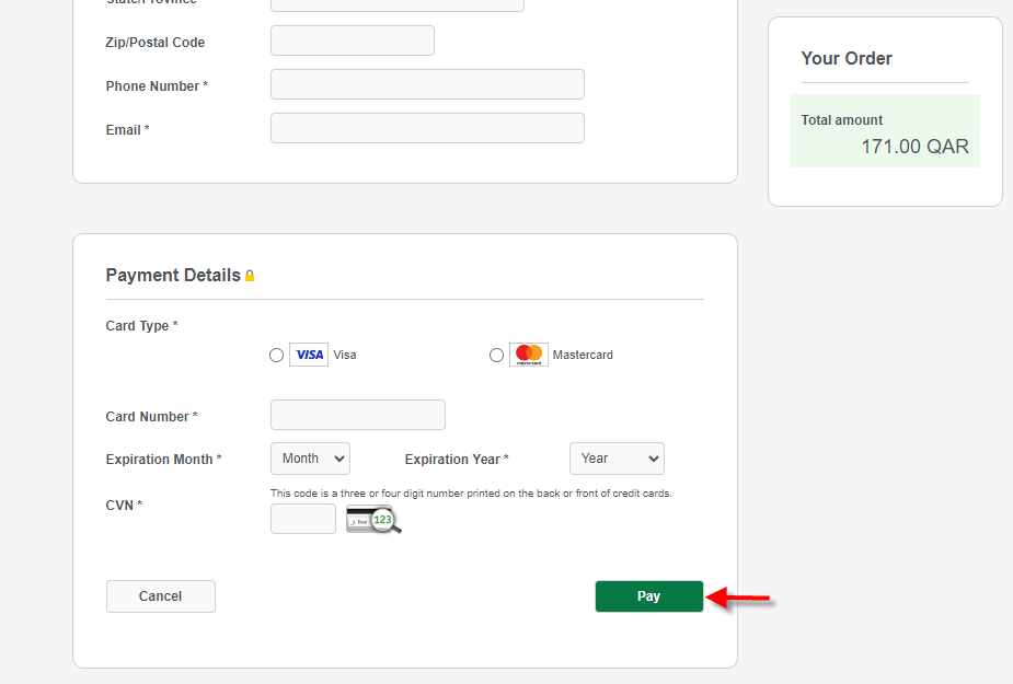 Payment Guideline | Qatar University - Image3